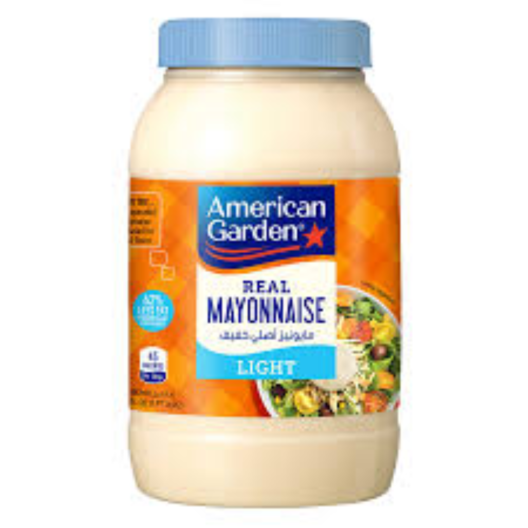 AMERICAN GARDEN LITE MAYONNAISE 887ML